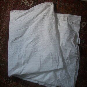 Super Soft Top Sheet Muted Stripe Queen XL 90" x 120" Unbranded - nice r/n 67227